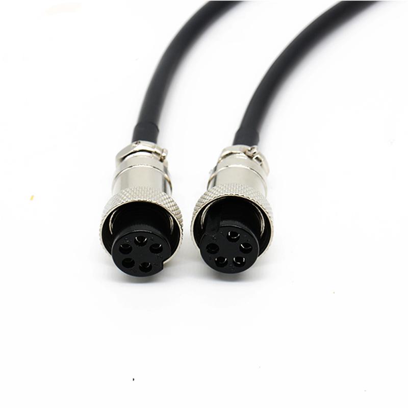 4 Pin GX16 Aviation Female Connector Cable Assembly