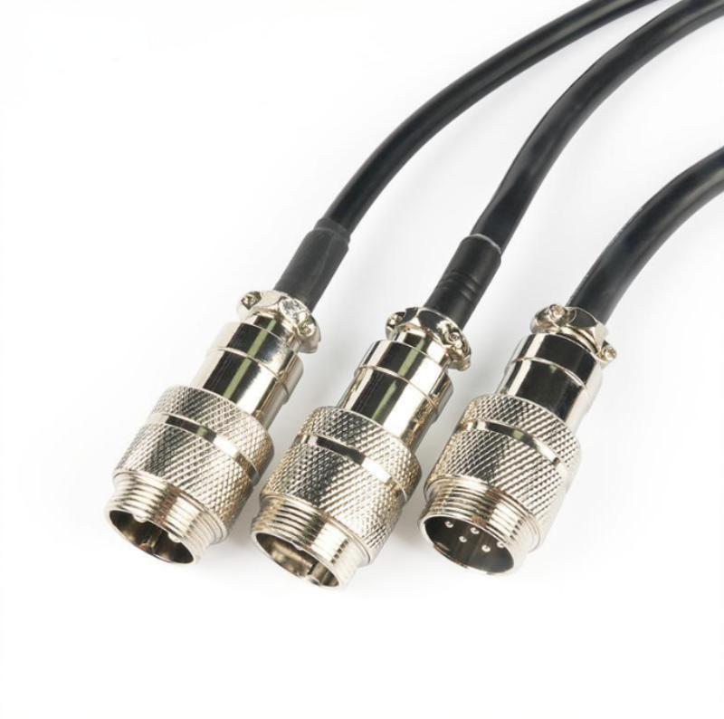 GX20 Aviation Connector with Integrated Cable for Aerospace